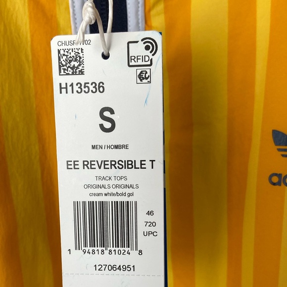 Adidas x Eric Emanuel McDonalds Basketball Warm-Up Jacket reversible NWT small - Picture 11 of 12